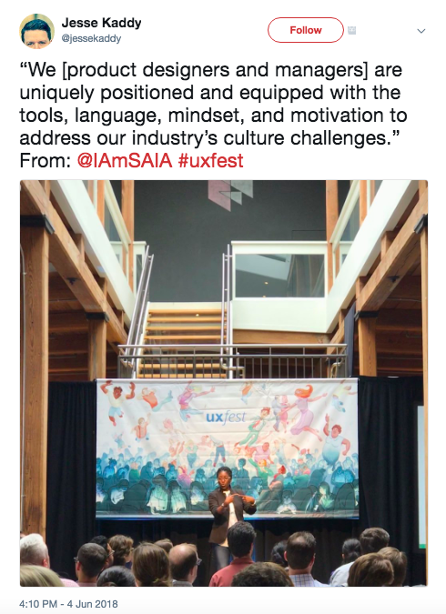 Tweet from Jesse Kaddy that says: