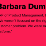 Barbara Dumery; SVP of Product Management, Imprivata; 