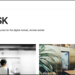 Nodesk homepage with the hero text 